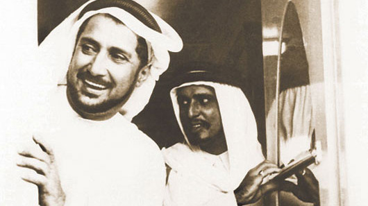 HH Sheikh Ahmed Bin Ali Al Thani, Former Ruler of Qatar, and Mr. Abdullah Darwish
