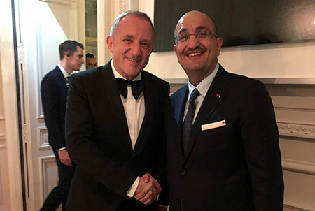 Mr. Bader Al-Darwish attended the exclusive dinner hosted by Mr. François-Henri Pinault, Chairman and CEO of Kering, mother company of Boucheron, in Paris